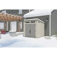 thumbnail image 6 of Suncast 7' x 7' Modernist Resin Outdoor Storage Shed, 6 of 9