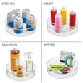thumbnail image 8 of iDesign Cosmetic Drawer Organizer and Lazy Susan Storage Set, Clear, Set of 3, 8 of 8