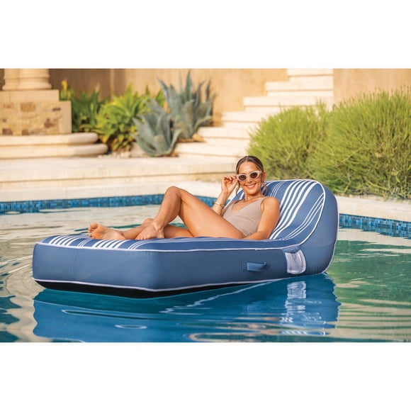 Intex Luxe Chair Lounge with Removable Fabric Cover, 73" x 37" x 26"