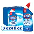 thumbnail image 1 of Clorox Toilet Bowl Cleaner with Bleach, Rain Clean, 6pk., 144 fl. oz., 1 of 10