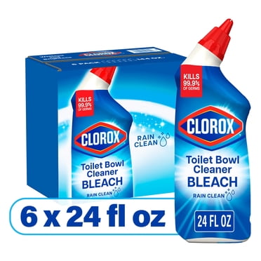 Clorox Toilet Bowl Cleaner with Bleach, Rain Clean, 6pk., 144 fl. oz.