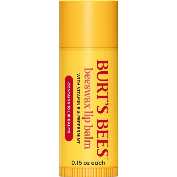 Burt's Bees Moisturizing Lip Balm Mega Balm Holiday Gift Pack, 10 tubes
