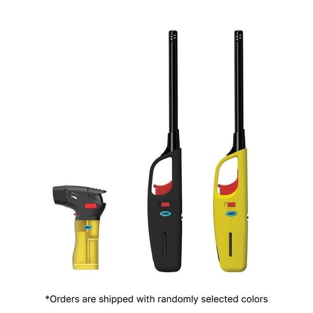 MK Lighter Heritage Utility Lighter with Maverick Mini Torch, 3pk
