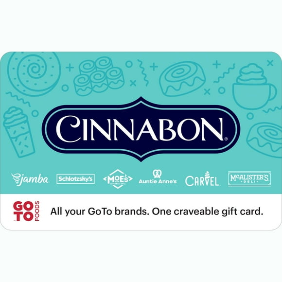 Cinnabon $25 Email Delivery Gift Card