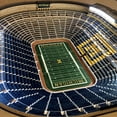 thumbnail image 3 of YouTheFan Michigan Wolverines Lighted Stadium End Table, 3 of 5