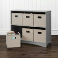 thumbnail image 2 of RiverRidge Horizontal Bookcase with 6 Bins, Assorted Shelf and Bin Colors, 2 of 6