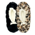 thumbnail image 4 of Brookstone Women's 2-Pack Cozy Slipper Sock, 4 of 11