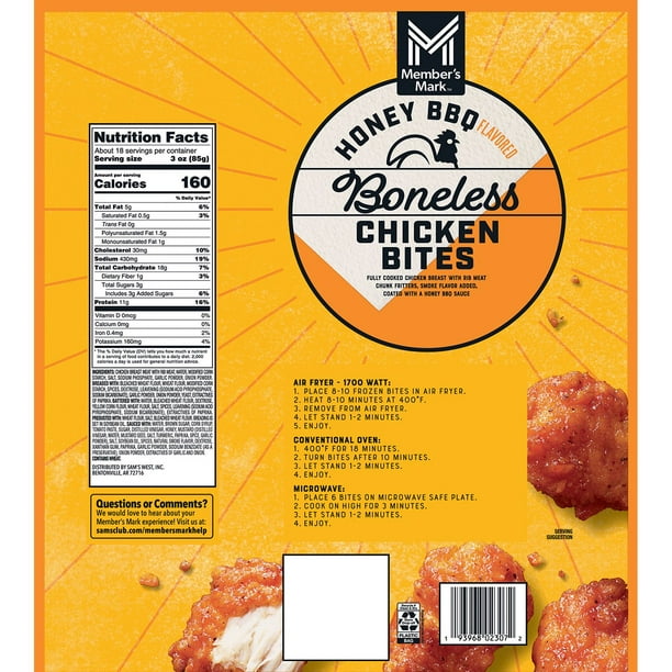 Member's Mark Breaded and Boneless Honey Barbecue Chicken Bites