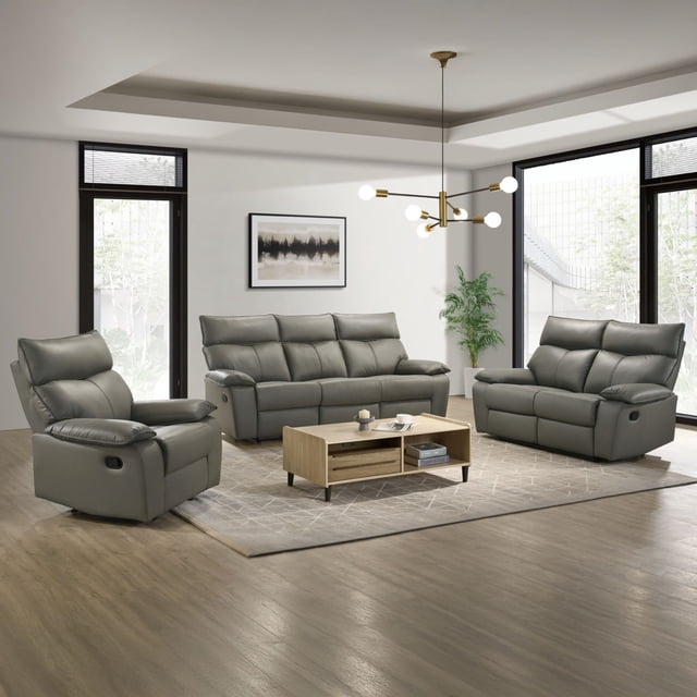 Society Den Murray Sofa, Loveseat & Recliner Living Room Set