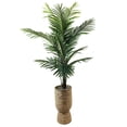 thumbnail image 1 of Artificial 6' Areca Palm Tree in a Handwoven Urn Style Basket, 1 of 4