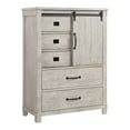 thumbnail image 1 of Society Den Jack 5-Drawer Gentlemen's Chest, Whitewash, 1 of 12