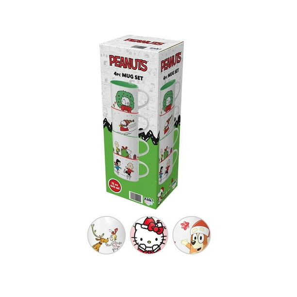 Zak Designs 15oz 4pk Ceramic Holiday Mugs in Gift Box - Samsclub.com