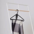 thumbnail image 6 of The Original Kangaroo™ Hanger 40-Pack - Made in Wisconsin, USA with 100% recycled material - The patented design clips in pants, shirts, straps, tanks, jackets and even entire outfits on a single hanger, 6 of 9