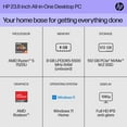 thumbnail image 2 of HP 23.8-inch All-in-One Windows Desktop PC AMD Ryzen 5 - 8GB RAM - 512GB SSD - 2 Year HP Care Pack Warranty, 2 of 11