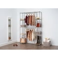 thumbnail image 4 of TRINITY® EcoStorage® Expandable Closet Organizer Chrome, 4 of 9