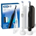 thumbnail image 1 of Oral-B iO Series 2 Electric Toothbrush, Pure White & Night Black, 2pk., 3 Brush Heads, 1 of 8