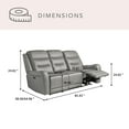 thumbnail image 3 of Member's Mark Cooper Power Reclining Leather Sofa, 3 of 10