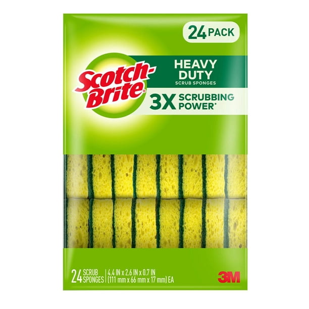 Scotch-Brite Non Scratch Scrub Sponges Individually Wrapped, 21 Pack (744840) for sale online