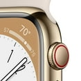 thumbnail image 3 of Apple Watch Series 8 GPS + Cellular 41mm Stainless Steel Case with Sport Band and Band Size, 3 of 10