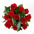 thumbnail image 2 of Member's Mark Red Roses and Greenery Vase Arrangement, choose stem count, 2 of 4