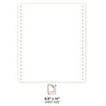 thumbnail image 4 of Universal® Multicolor Computer Paper, 3-Part Carbonless, 15lb, 9-1/2" x 11", 1200 Sheets, 4 of 4
