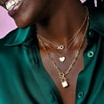 thumbnail image 6 of 0.25 CT. T.W. Round Cut X & O Diamond Pendant Necklace in 14K Gold, 6 of 6
