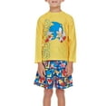 thumbnail image 1 of Character Toddler Boys 2-Piece Rashguard and Swim Trunk Set, 1 of 6