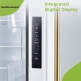 thumbnail image 13 of Hamilton Beach 17.7 Cu. Ft. French Door Refrigerator, Frost-Free, White with Brushed Gold Handles, 13 of 14