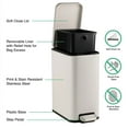 thumbnail image 7 of Tramontina Space-Saving 2-Pack 2-Gallon Step Cans, 7 of 11