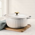 thumbnail image 8 of Tramontina 7-Qt Fluted Enameled Cast Iron Dutch Oven, 8 of 8
