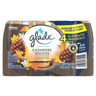 Glade Automatic Spray Air Freshener Refills, Cashmere Woods, 4 ct.