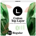 thumbnail image 1 of L. Ultra Thin Organic Cotton Regular Pads with Wings, 112 ct., 1 of 8