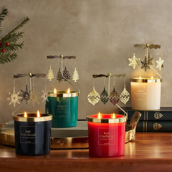 Member's Mark Carousel Candle, Set of 2