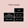 thumbnail image 5 of Member's Mark 450-Thread-Count Solid Pillowcases, Set of 2, Assorted Colors and Sizes, 5 of 6