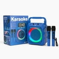 thumbnail image 6 of JOYC Mic Drop Karaoke Machine with 2 Wireless Mics & RGB Lights, Choose Color, 6 of 7