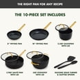thumbnail image 3 of GreenPan Reserve 10-Piece Pro Ceramic Nonstick Cookware Set, 3 of 10