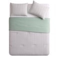 thumbnail image 3 of VCNY Home Herringbone 3-Piece Microfiber Comforter Set, Assorted Sizes, 3 of 5