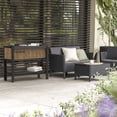thumbnail image 5 of Keter Extendable Resin Outdoor Party Table Bar Cart, Pine, 5 of 9