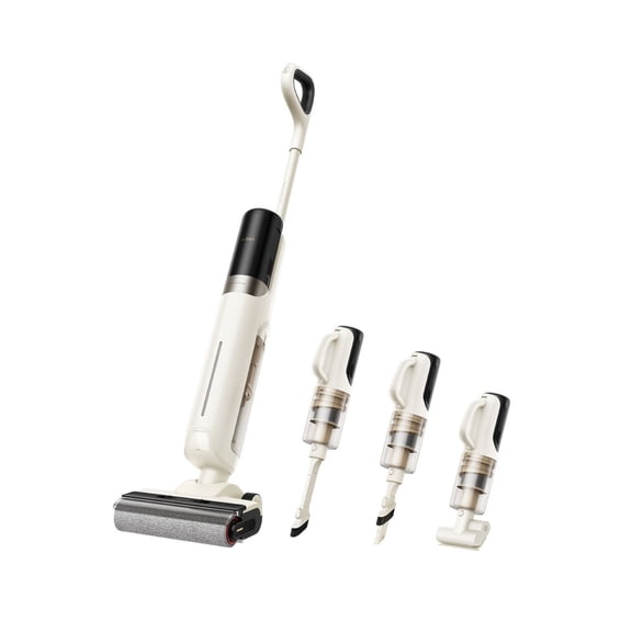 MOVA K30 Mix Wet Dry Vacuum, 4-in-1 Cordless for 180° Flat Dual Edge Reach