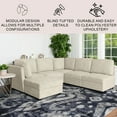 thumbnail image 2 of Rory Fabric 6-Piece Modular Sectional, Assorted Colors, 2 of 13