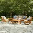 thumbnail image 3 of Cambridge Casual Catalina Teak Sofa Set, 5pc, 3 of 12