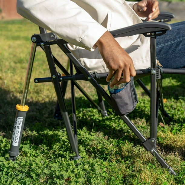 GCI Outdoor RoadTrip Rocker XL Portable Folding Camp Chair
