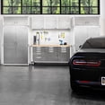 thumbnail image 17 of Seville Classics UltraHD 8-Piece Steel Garage Cabinet Storage Set With Rolling Workbench, 14 Feet Wide, 17 of 18