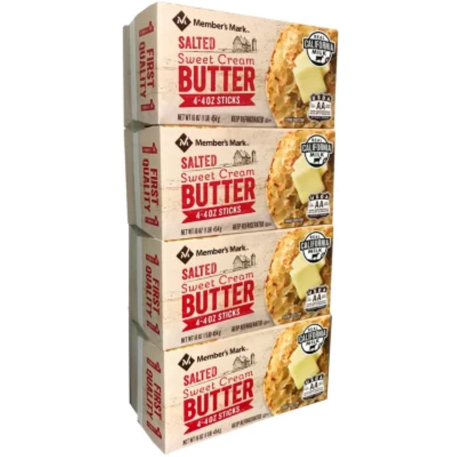 Member's Mark Salted Sweet Cream Butter, 4 lbs. - Samsclub.com