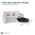 thumbnail image 6 of Lifestyle Solutions Beckett Storage Sofa, 6 of 9