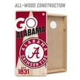 thumbnail image 3 of YouTheFan Alabama Crimson Tide 2'x4' Cornhole Board Set, 3 of 6