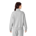 thumbnail image 2 of Member's Mark Women's Fleece Rib Mockneck Pullover, 2 of 8