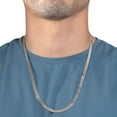 thumbnail image 6 of Italian Sterling Silver Herringbone Chain Necklace, 6 of 7