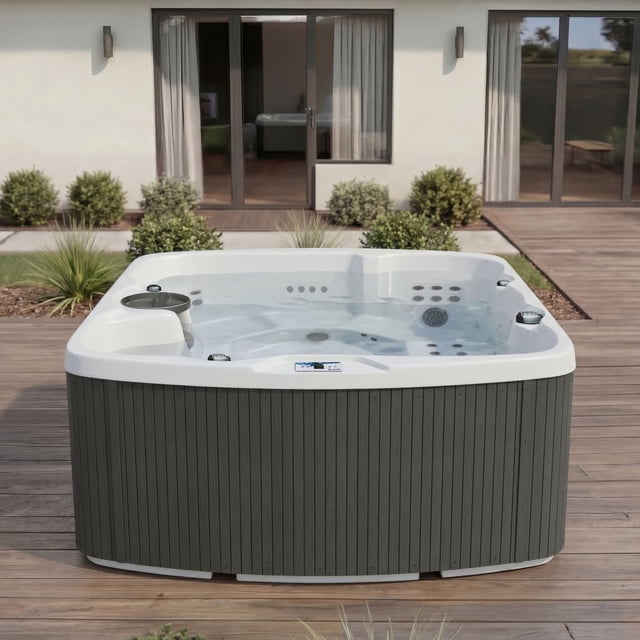 Lifesmart Leganza 6-Person 90-Jet Spa with Lounge Seating