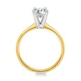 thumbnail image 3 of 1 CT. T.W. Lab Created Diamond Round Cut Solitaire Ring In 18K Gold, 3 of 7